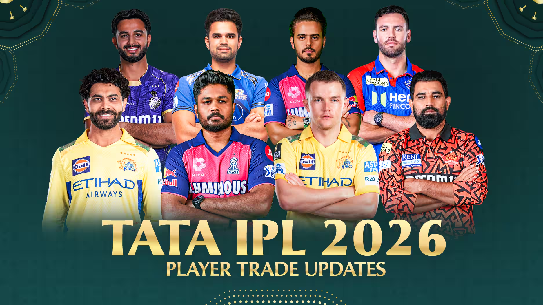 IPL 2026 all teams and captains - Mahadev11 Play